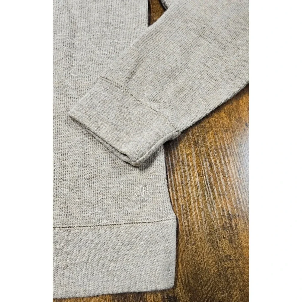 Banana Republic Men's Quarter Zip Pullover Soft Beige Sweater Medium NWT